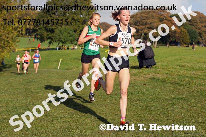 Womens under-17s Northern Cross Country Relays. Photo: David T. Hewitson/Sports for All Pics